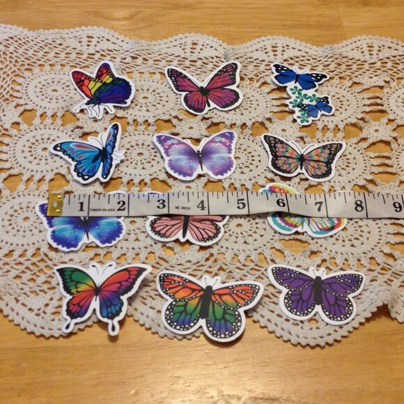 Butterfly Stickers for Computer, lockers, backpacks, crafts, scrapbooks - Picture 2 of 4